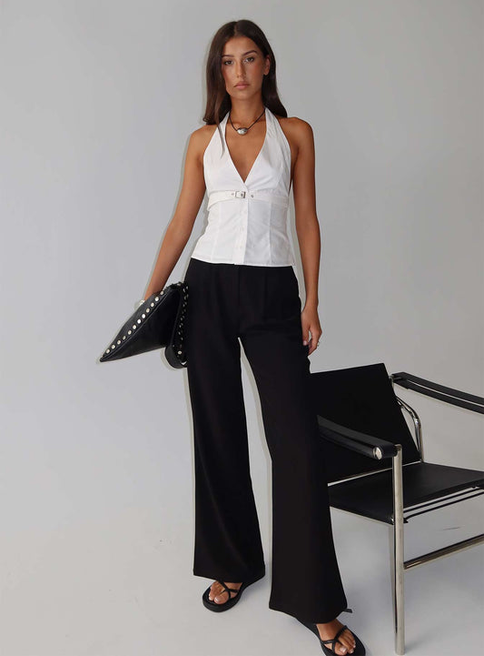 Ambient Wide Leg Pant Black